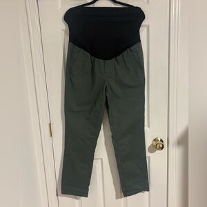 NWT Loft olive green maternity pants - size 10